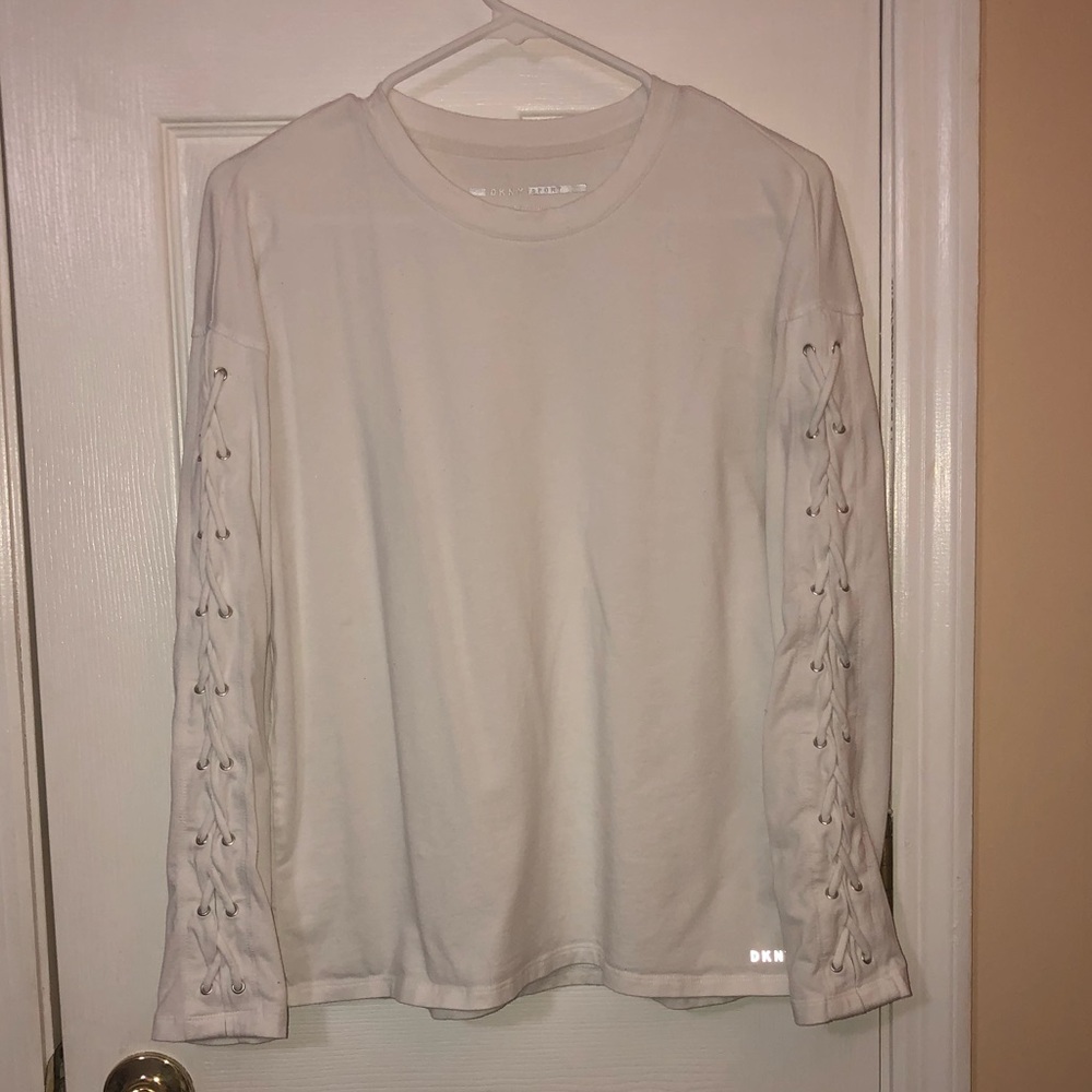 DKNY long sleeve workout top